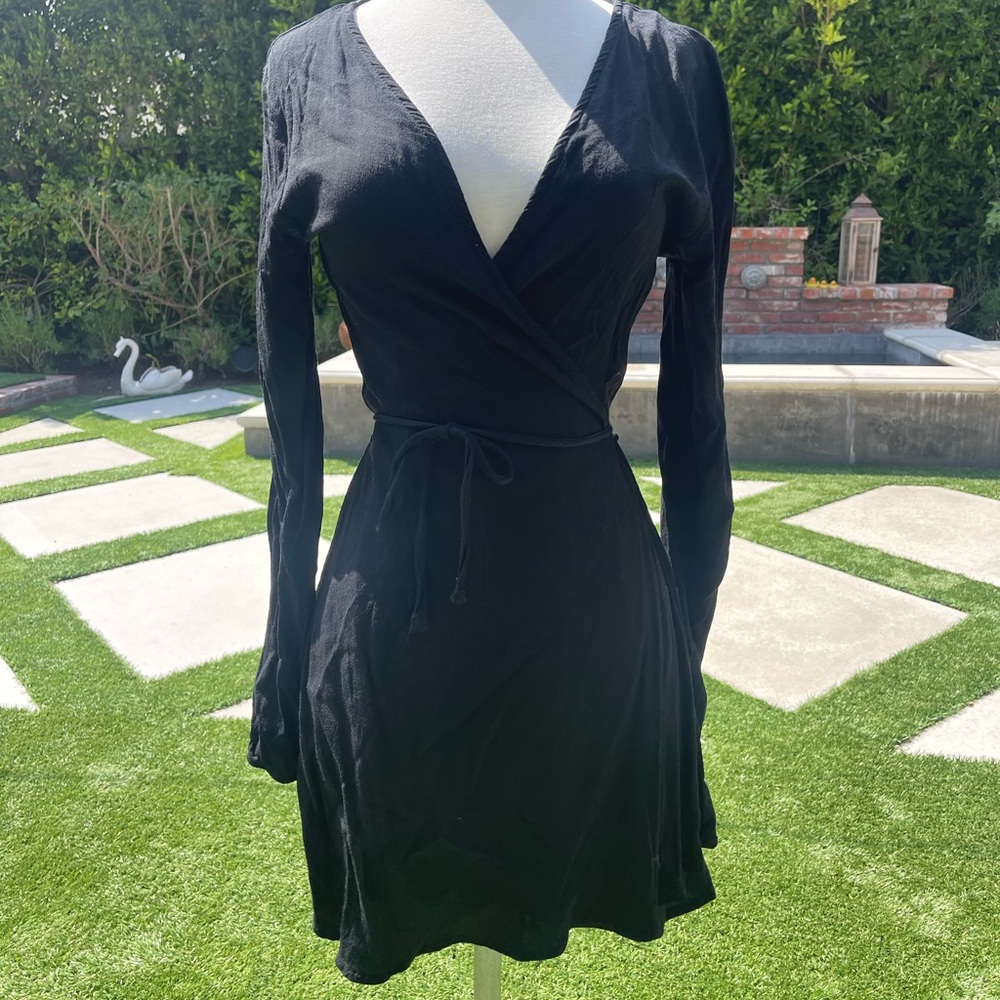 Brandy Melville Long Sleeve Wrap Dress